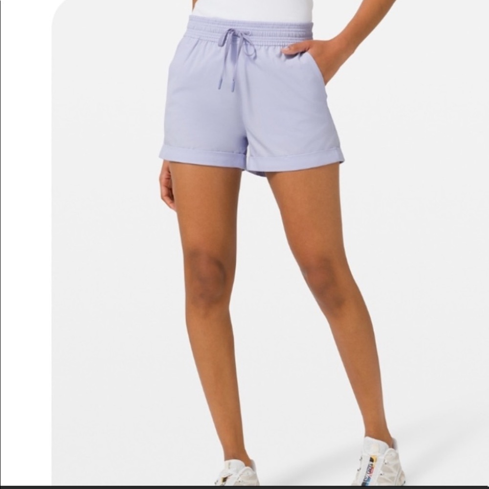 lululemon athletica Light Purple Spring Break Away Athletic Shorts
